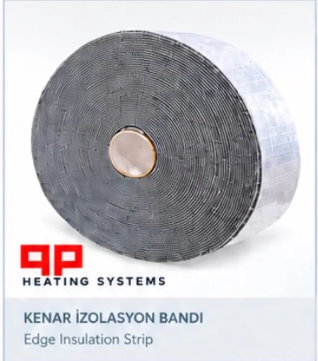 QP Yerden Isıtma Kenar Yalıtım Bandı