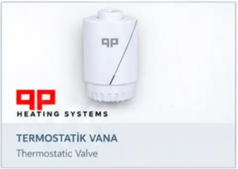 QP Yerden Isıtma Termostatik Vana Motoru